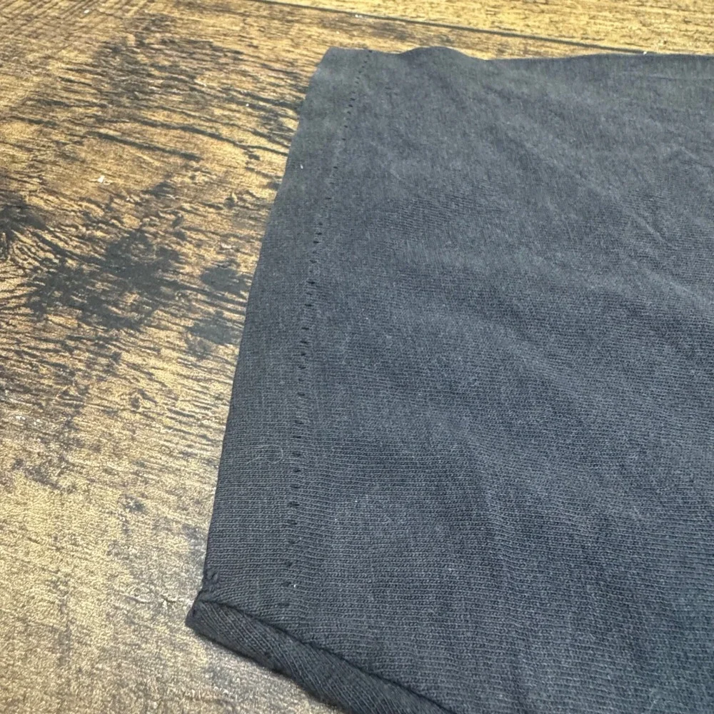 Vintage Guess by Georges‎ Marciano T Shirt Mens One Size Black Cotton Logo Tee - Picture 9 of 13